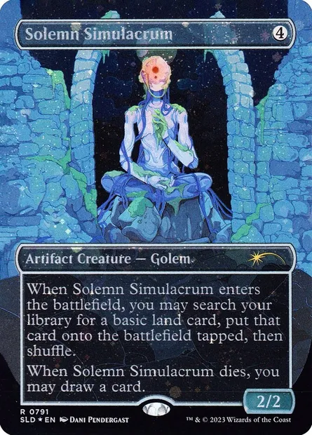 Simulacre solennel, carte Magic SLD 791★ — extension Secret Lair Drop