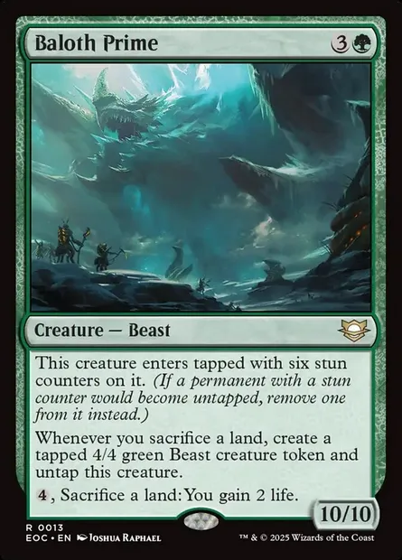 Baloth Prime, Magic card EOC 13 — Edge of Eternities Commander set