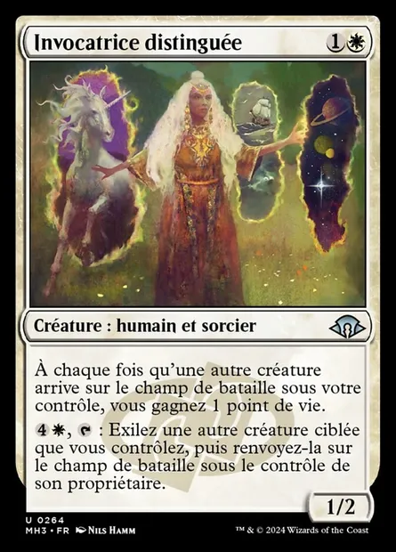 Invocatrice distinguée, carte Magic MH3 264 — extension Modern Horizons 3