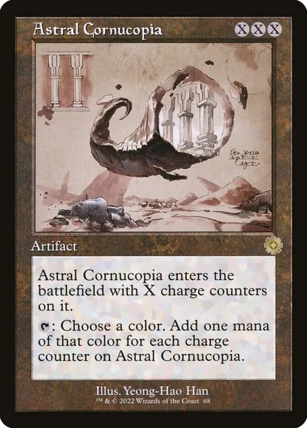 Astral Cornucopia, Magic card BRR 68 — The Brothers' War Retro Artifacts set