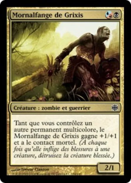Mornalfange de Grixis, carte Magic ARB 134 — extension La Renaissance d'Alara