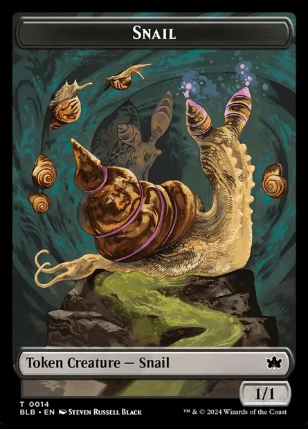 Snail, Magic card TBLB 14 — Bloomburrow Tokens set