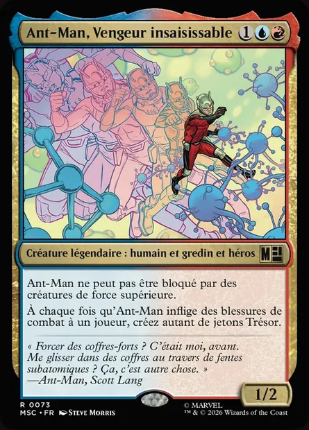 Ant-Man, Vengeur insaisissable, carte Magic MSC 73 — extension Marvel Super Heroes Commander