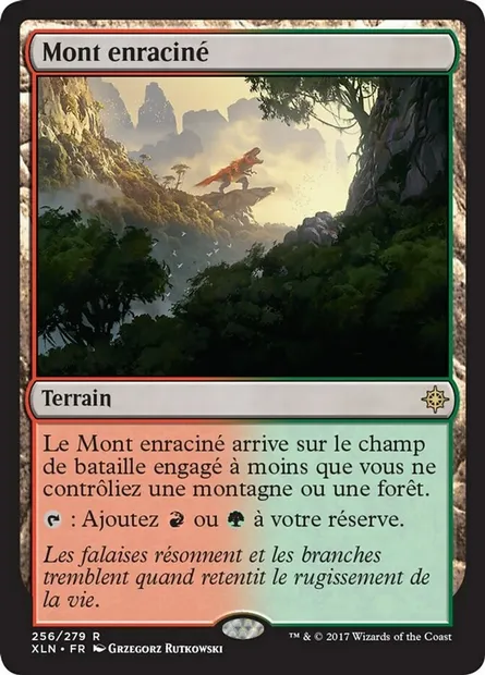Mont enraciné, carte Magic XLN 256 — extension Ixalan
