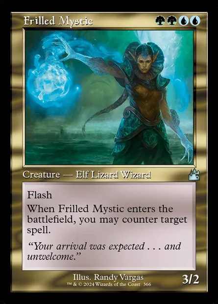 Frilled Mystic, Magic card RVR 366 — Ravnica Remastered set