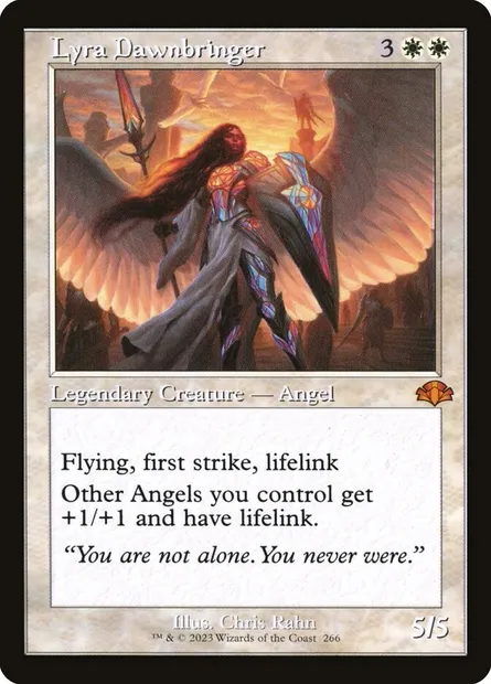 Lyra Dawnbringer, Magic card DMR 266 — Dominaria Remastered set