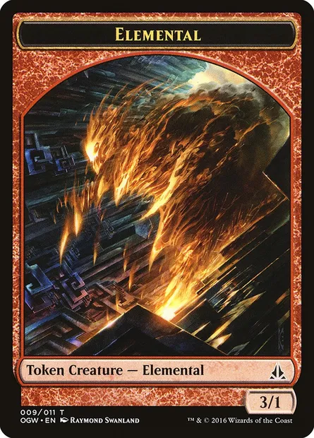 Elemental, Magic card TOGW 9 — Oath of the Gatewatch Tokens set