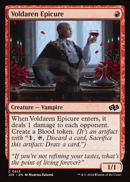 Voldaren Epicure, Magic card J25 613 — Foundations Jumpstart set