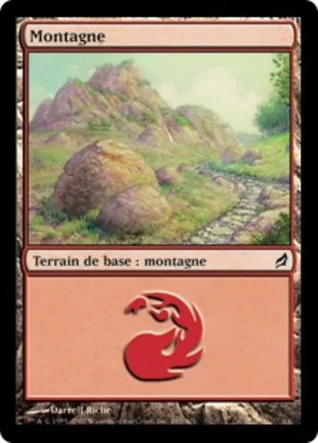 Montagne, carte Magic LRW 297 — extension Lorwyn