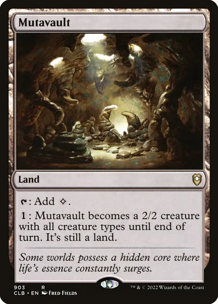 Mutavault, Magic card CLB 903 — Commander Legends: Battle for Baldur's Gate set