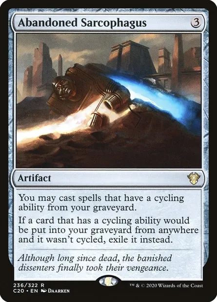 Abandoned Sarcophagus, Magic card C20 236 — Commander 2020 set