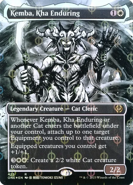 Kemba, Kha Enduring, Magic card ONE 423 — Phyrexia: All Will Be One set
