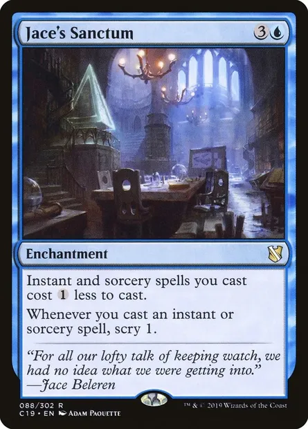 Jace's Sanctum, Magic card C19 88 — Commander 2019 set