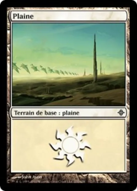 Plaine, carte Magic ROE 232 — extension L'ascension des Eldrazi