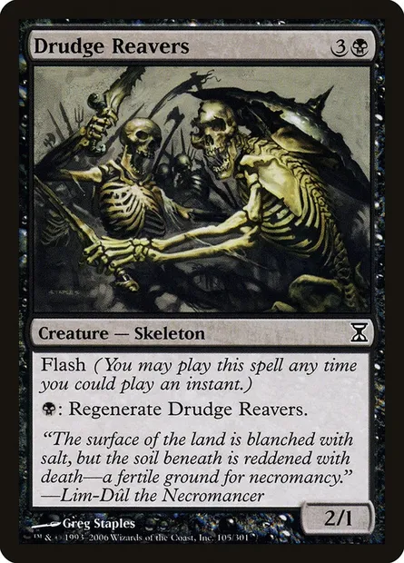 Drudge Reavers, Magic card TSP 105 — Time Spiral set