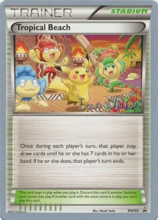 Tropical Beach, Pokémon card WCD13 BW50 — World Championship Decks 2013 set