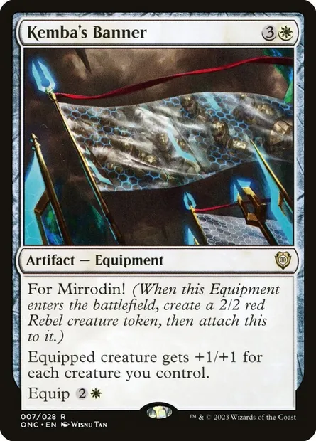 Kemba's Banner, Magic card ONC 7 — Phyrexia: All Will Be One Commander set