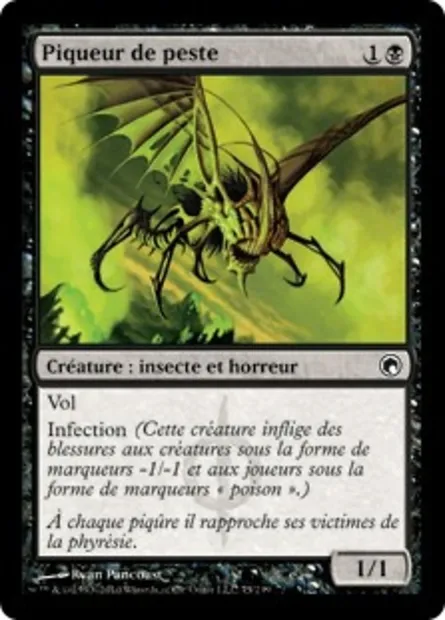 Piqueur de peste, carte Magic SOM 75 — extension Cicatrices de Mirrodin
