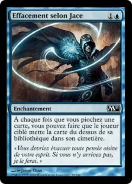 Effacement selon Jace, carte Magic M11 59 — extension Magic 2011