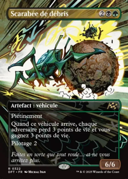 Scarabée de débris, carte Magic DFT 322 — extension Aetherdrift