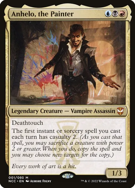 Anhelo, the Painter, Magic card NCC 1 — New Capenna Commander set