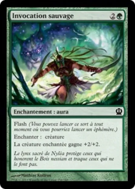 Invocation sauvage, carte Magic THS 158 — extension Theros