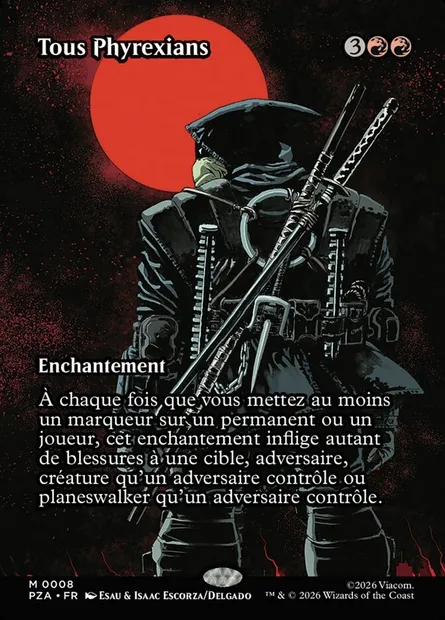 Tous Phyrexians, carte Magic PZA 8 — extension Teenage Mutant Ninja Turtles Source Material