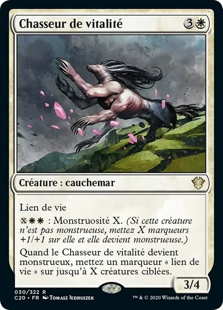 Chasseur de vitalité, carte Magic C20 30 — extension Commander 2020