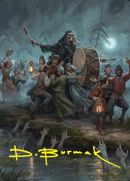 Blasphemous Edict // Blasphemous Edict, Magic card AFDN 35 — Foundations Art Series set