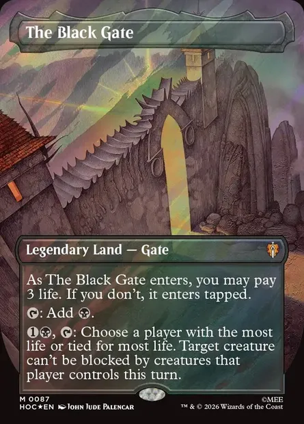The Black Gate, Magic card HOC 87 — The Hobbit Eternal set
