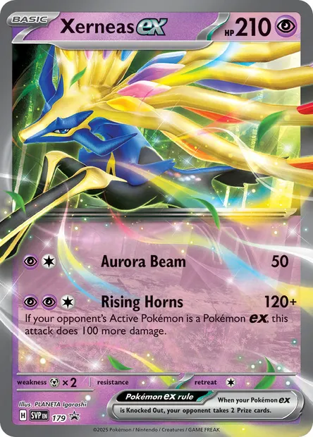 Xerneas ex, Pokémon card PR-SV 179 — SVP Black Star Promos set