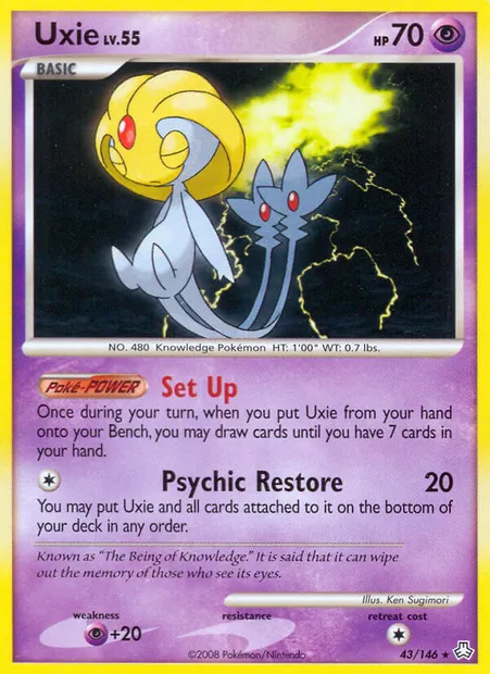 Créhelf, carte Pokémon LA 43 — extension Éveil des Légendes