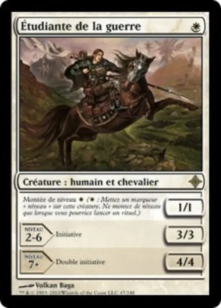 Étudiante de la guerre, carte Magic ROE 47 — extension L'ascension des Eldrazi
