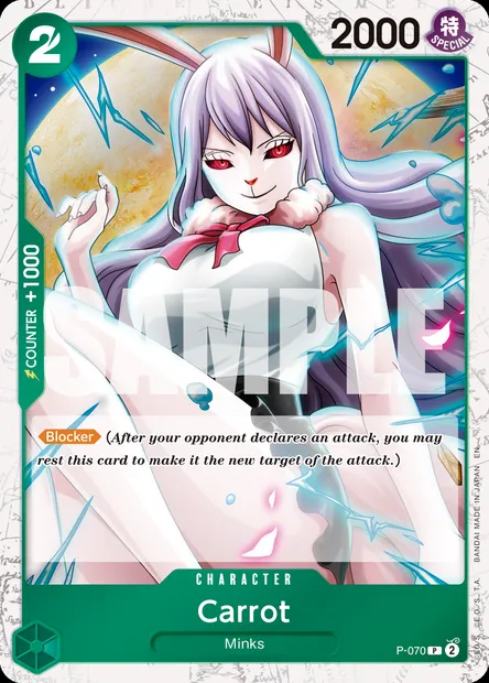 Carrot, carte One Piece P-070 — extension Carte promo
