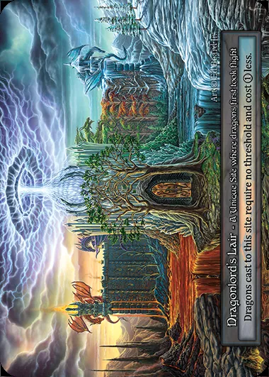 Dragonlord's Lair, carte Sorcery DRG 013 — extension Dragonlord