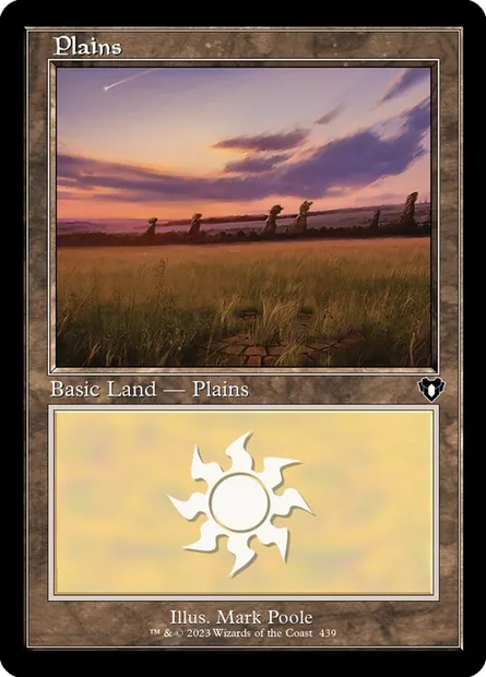 Plains, Magic card CMM 439 — Commander Masters set