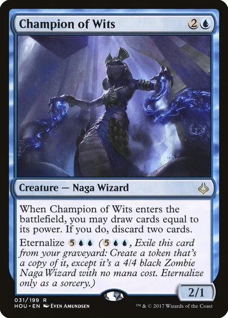 Champion of Wits, Magic card HOU 31 — Hour of Devastation set