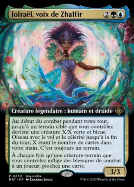Jolraël, voix de Zhalfir, carte Magic MAT 230 — extension L'invasion des machines : le jour d'après