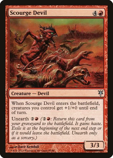 Scourge Devil, Magic card DDK 55 — Duel Decks: Sorin vs. Tibalt set