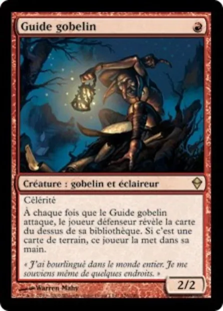 Guide gobelin, carte Magic ZEN 126 — extension Zendikar