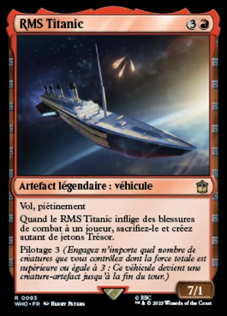 RMS Titanic, carte Magic WHO 93 — extension Doctor Who