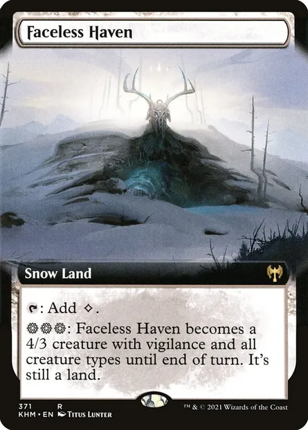 Faceless Haven, Magic card KHM 371 — Kaldheim set