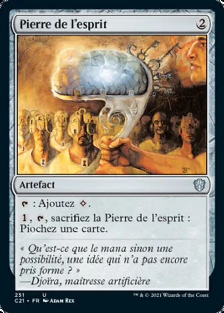Pierre de l'esprit, carte Magic C21 251 — extension Commander 2021