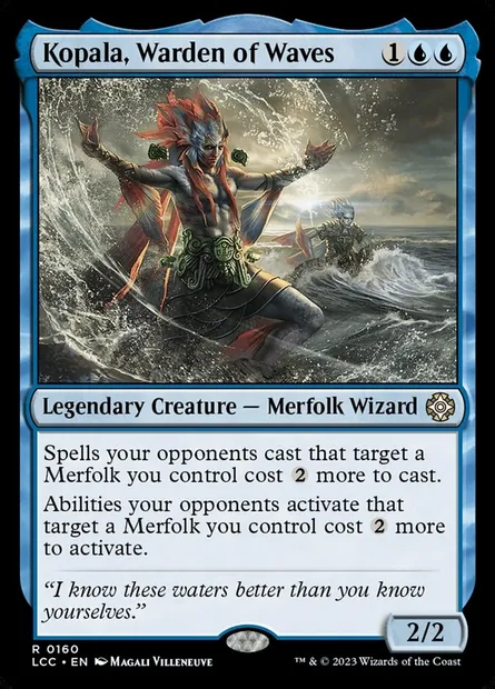 Kopala, Warden of Waves, Magic card LCC 160 — The Lost Caverns of Ixalan Commander set