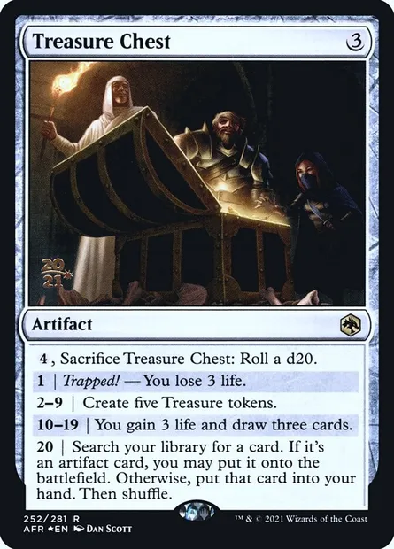 Treasure Chest, Magic card PAFR 252s — Adventures in the Forgotten Realms Promos set