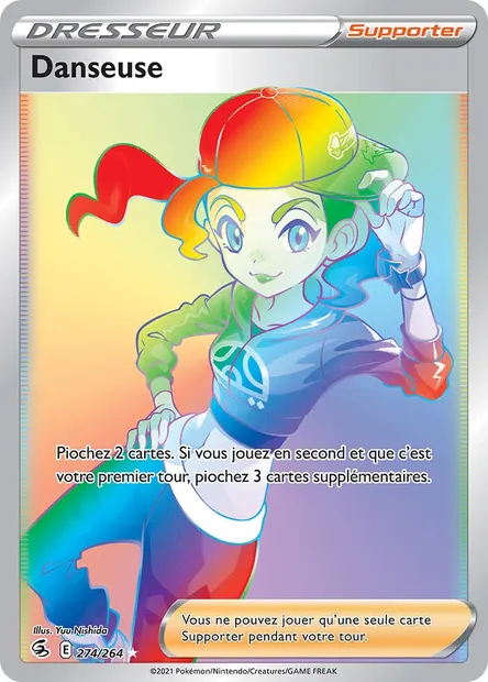Danseuse, carte Pokémon FST 274 — extension Poing de Fusion