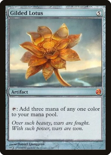 Lotus doré, carte Magic V13 12 — extension From the Vault: Twenty