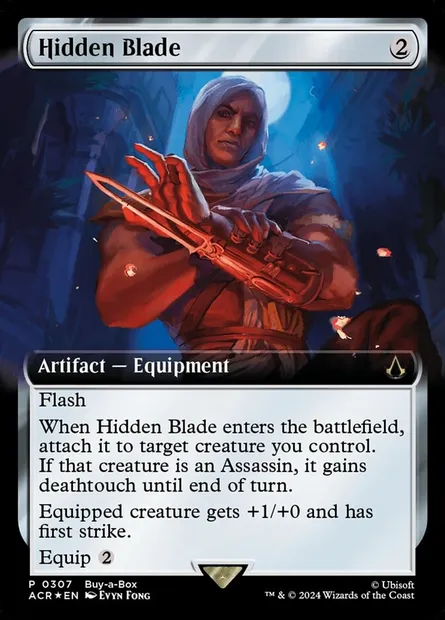 Hidden Blade, Magic card ACR 307 — Assassin's Creed set