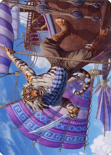 Jedit Ojanen, Mercenary // Jedit Ojanen, Mercenary, Magic card ADMU 48 — Dominaria United Art Series set