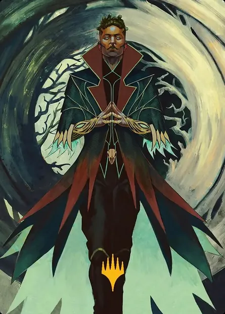 Professor Dellian Fel // Professor Dellian Fel, Magic card ASOS 28 — Secrets of Strixhaven Art Series set